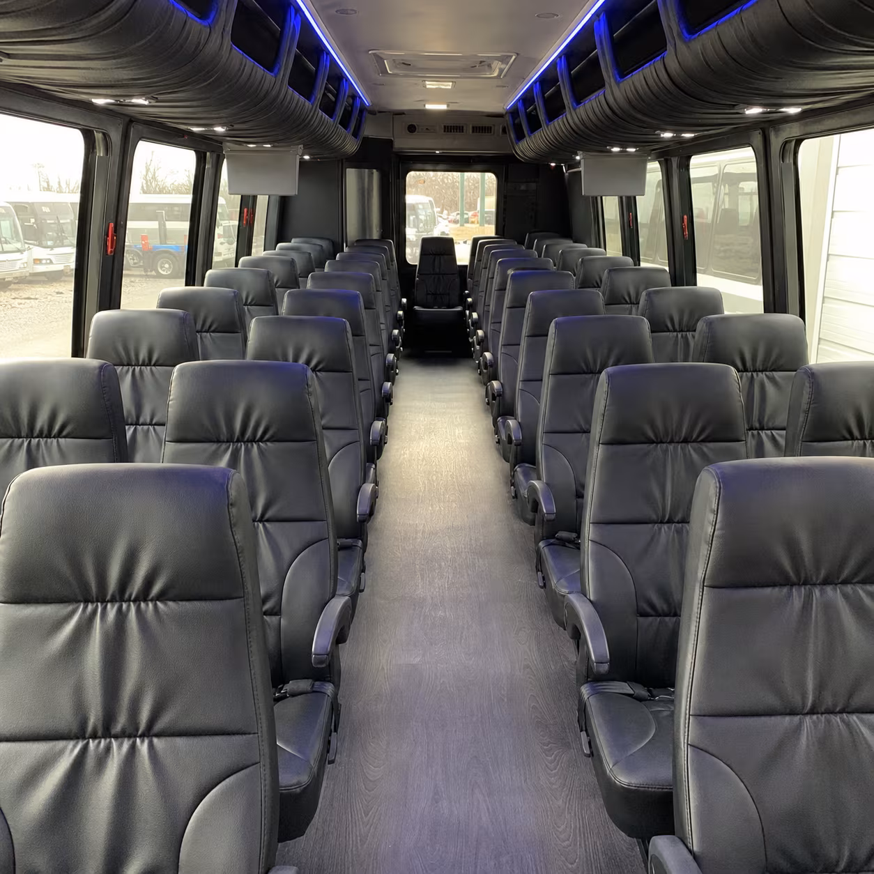 35 passenger minibus interior