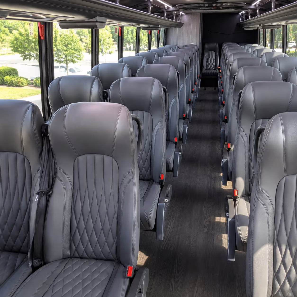 can i book a one way a round trip or a multi day package for a bus rental in denton