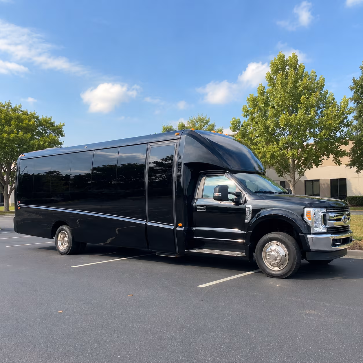 charter buses for large denton prom groups and school organized transportation