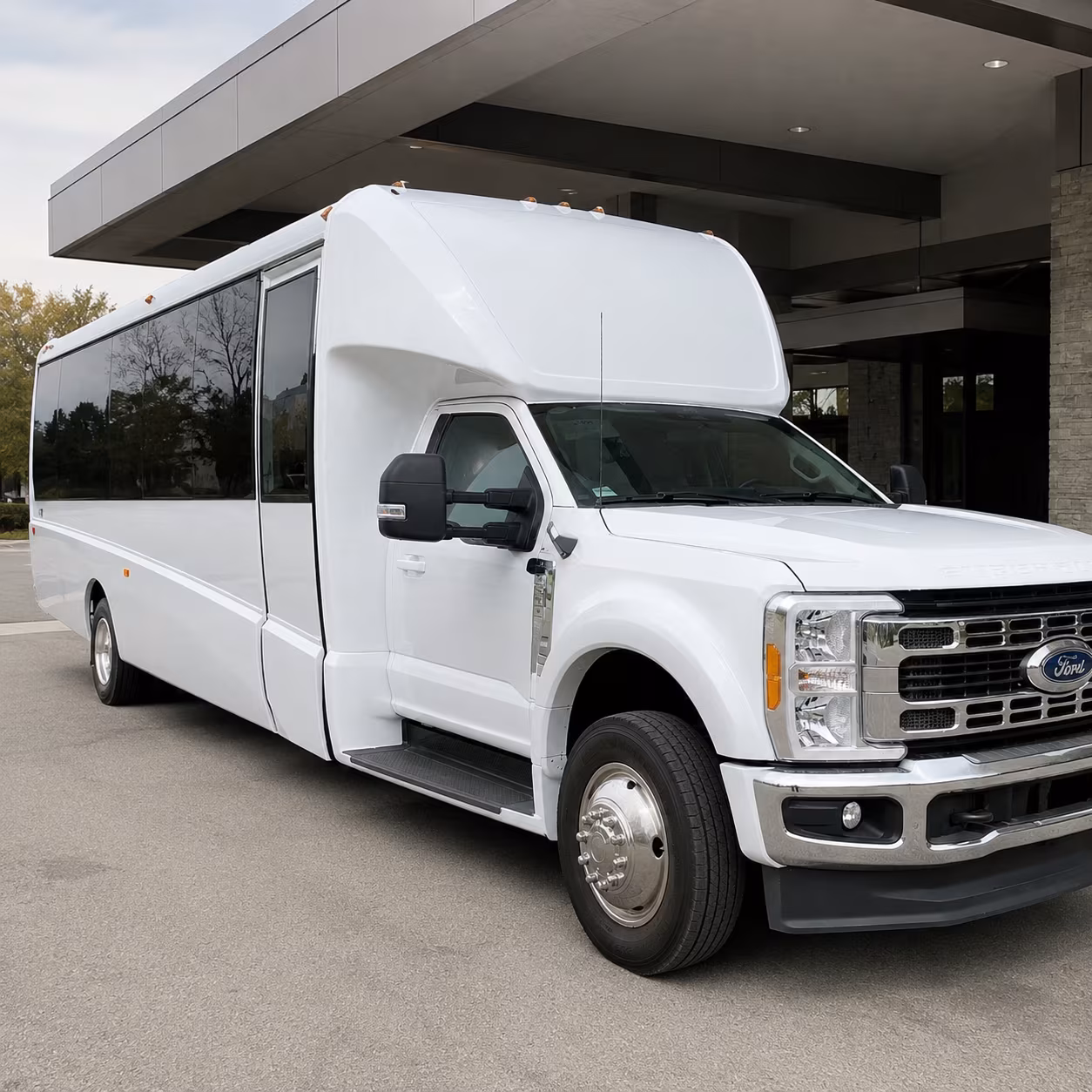 corporate airport transfer buses between denton and dfw or love field