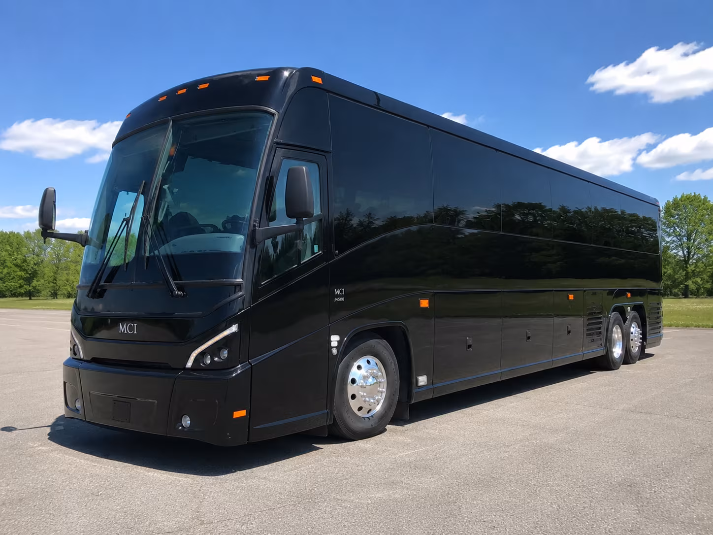 denton 56 passenger charter bus