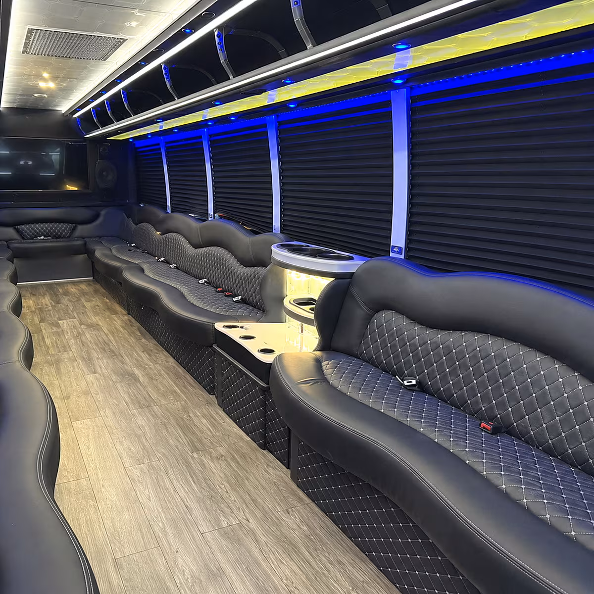 denton party bus rentals inside