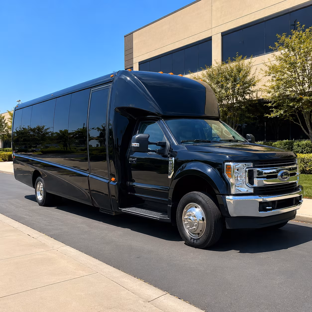 denton sporting event transportation onboard seating
