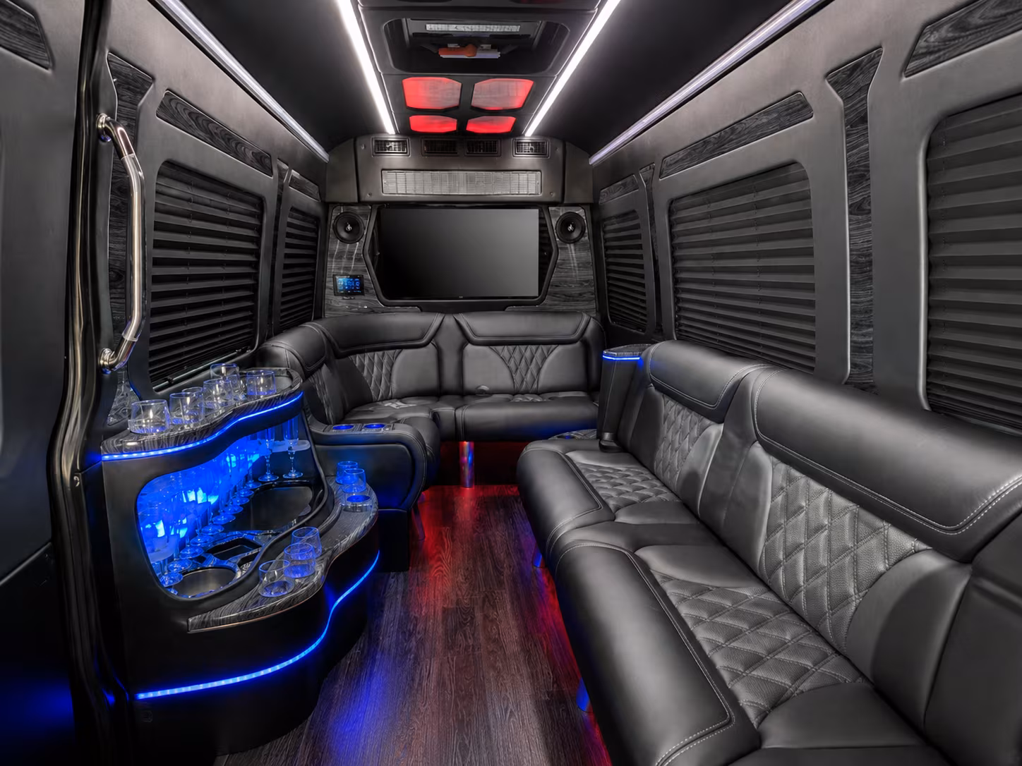 denton sprinter limousine interior