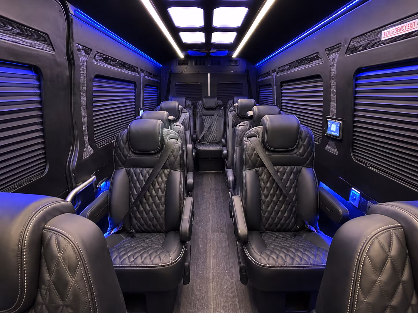 denton sprinter van with driver inside
