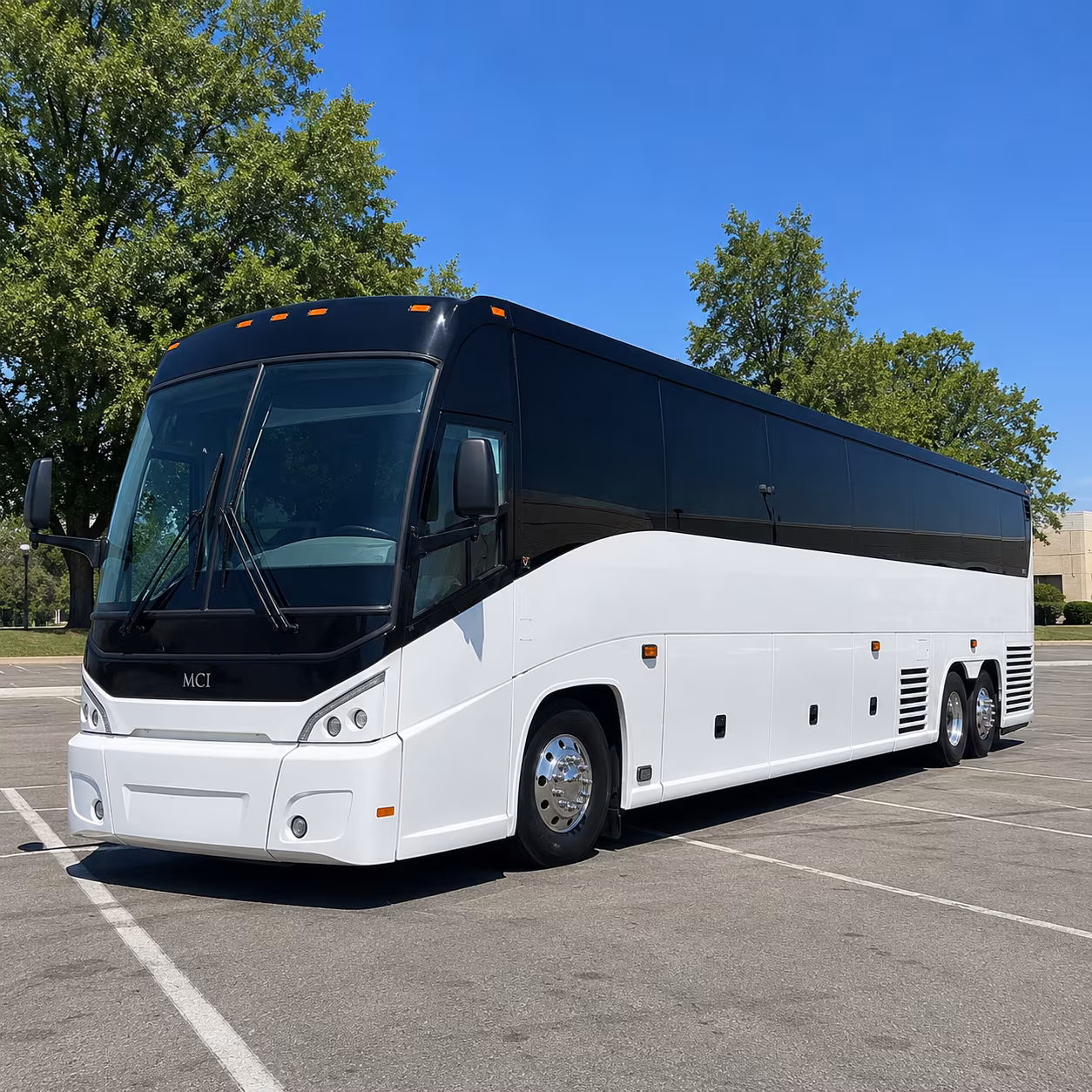long distance charter buses for denton teams and fan groups traveling to away games