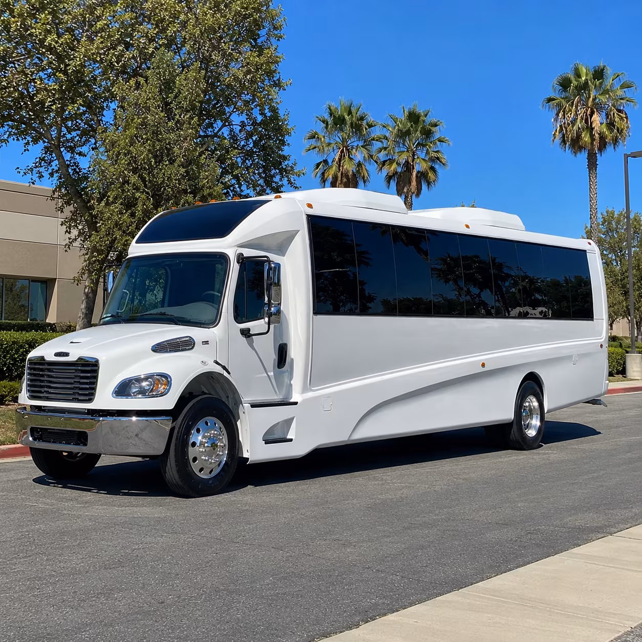 shuttle buses for weekly worship services in denton